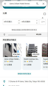 （台東區）・ 上野アーバンホテルアネックス 拒絕訪客